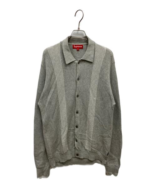 SUPREME（シュプリーム）Supreme (シュプリーム) 12SS PoloCardigan グレー サイズ:Mの古着・服飾アイテム