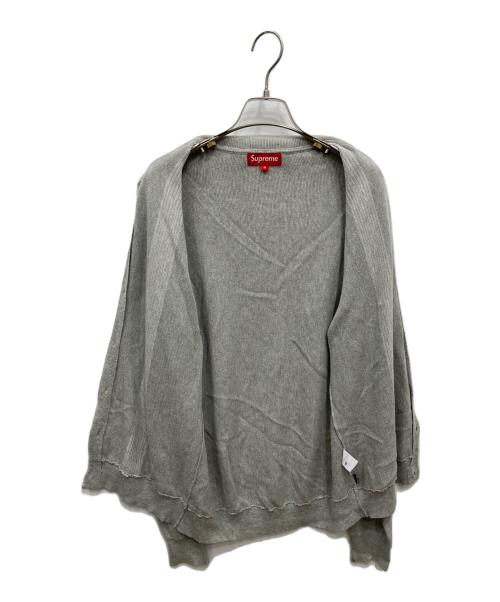 SUPREME（シュプリーム）Supreme (シュプリーム) 12SS PoloCardigan グレー サイズ:Mの古着・服飾アイテム