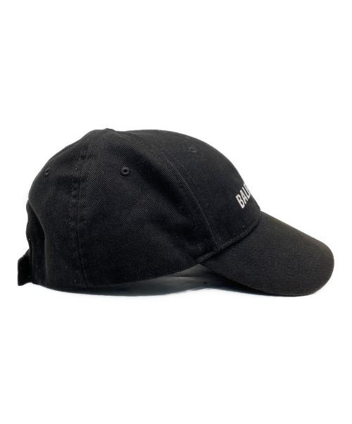 BALENCIAGA（バレンシアガ）BALENCIAGA (バレンシアガ) ARCHETYPE logo cap ブラック サイズ:L（59㎝）の古着・服飾アイテム