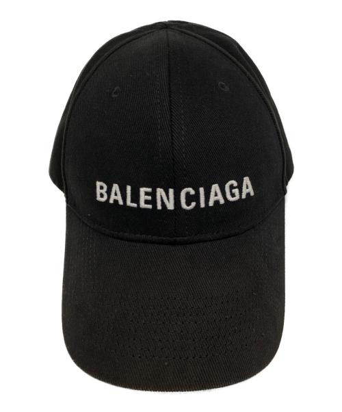 BALENCIAGA（バレンシアガ）BALENCIAGA (バレンシアガ) ARCHETYPE logo cap ブラック サイズ:L（59㎝）の古着・服飾アイテム
