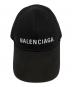 中古・古着 BALENCIAGA (バレンシアガ) ARCHETYPE logo cap ブラック サイズ:L（59㎝）：11000円