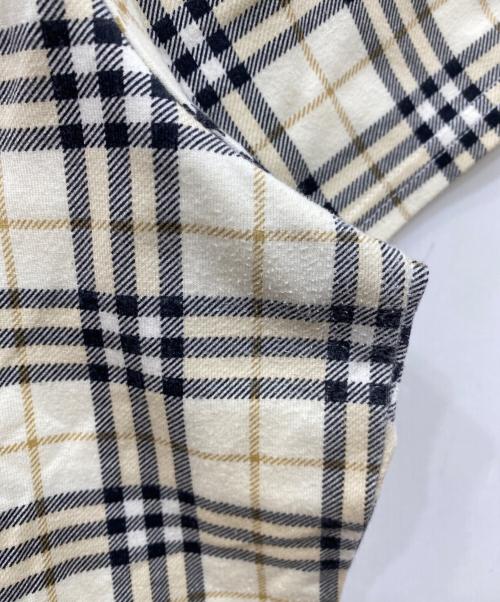 BURBERRY LONDON（バーバリーロンドン）BURBERRY LONDON (バーバリーロンドン) ノバチェック半袖カットソー ベージュ サイズ:13の古着・服飾アイテム
