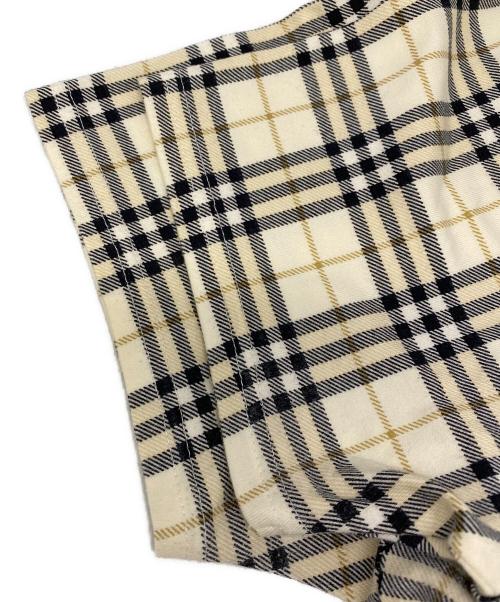 BURBERRY LONDON（バーバリーロンドン）BURBERRY LONDON (バーバリーロンドン) ノバチェック半袖カットソー ベージュ サイズ:13の古着・服飾アイテム