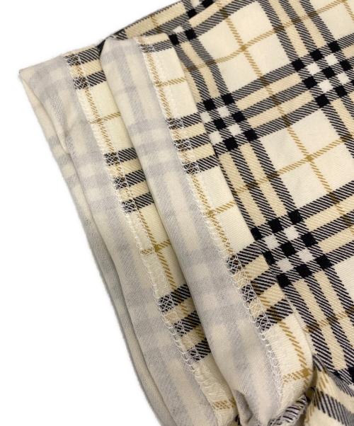 BURBERRY LONDON（バーバリーロンドン）BURBERRY LONDON (バーバリーロンドン) ノバチェック半袖カットソー ベージュ サイズ:13の古着・服飾アイテム