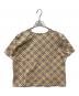 BURBERRY LONDON (バーバリーロンドン) ノバチェック半袖カットソー ブラウン サイズ:15：5000円