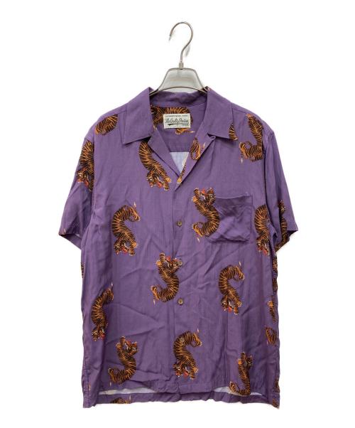 WACKO MARIA（ワコマリア）WACKO MARIA (ワコマリア) 19SS HAWAIIAN SHIRT S/S パープル サイズ:Lの古着・服飾アイテム
