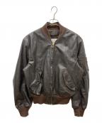 Taylors Leatherwearテイラーズレザーウェア）の古着「レザージャケット」｜ブラウン