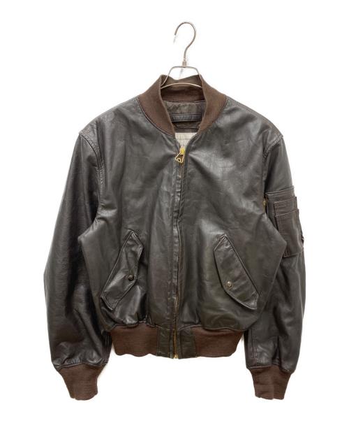 Taylors Leatherwear（テイラーズレザーウェア）Taylors Leatherwear (テイラーズレザーウェア) レザージャケット ブラウン サイズ:Lの古着・服飾アイテム