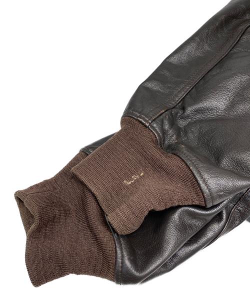 Taylors Leatherwear（テイラーズレザーウェア）Taylors Leatherwear (テイラーズレザーウェア) レザージャケット ブラウン サイズ:Lの古着・服飾アイテム