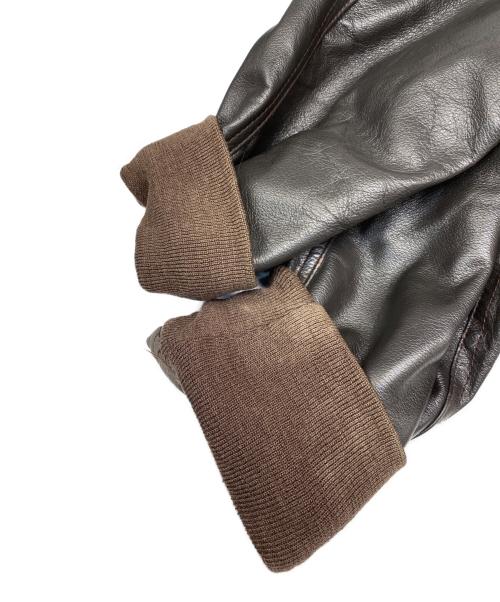 Taylors Leatherwear（テイラーズレザーウェア）Taylors Leatherwear (テイラーズレザーウェア) レザージャケット ブラウン サイズ:Lの古着・服飾アイテム