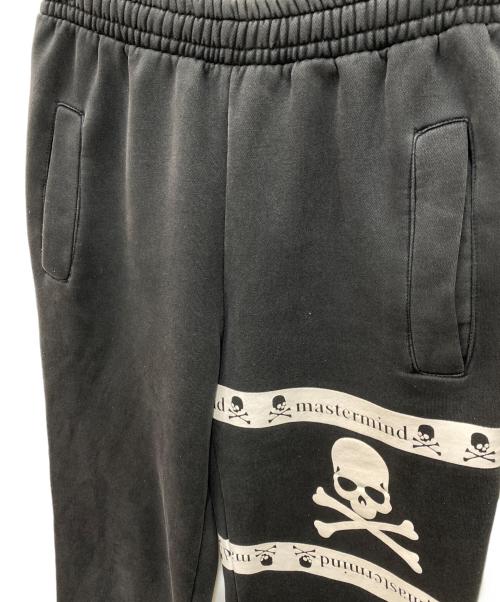 Mastermind JAPAN（マスターマインド ジャパン）Mastermind JAPAN (マスターマインド ジャパン) スカルテープスウェットパンツ ブラック サイズ:Lの古着・服飾アイテム