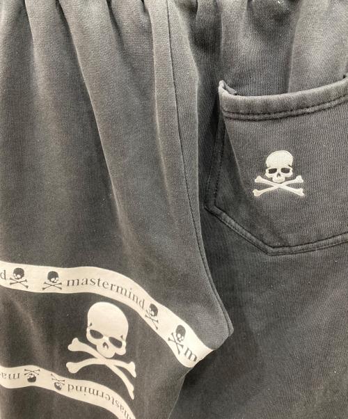 Mastermind JAPAN（マスターマインド ジャパン）Mastermind JAPAN (マスターマインド ジャパン) スカルテープスウェットパンツ ブラック サイズ:Lの古着・服飾アイテム