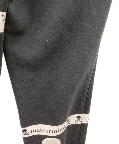Mastermind JAPAN（マスターマインド ジャパン）Mastermind JAPAN (マスターマインド ジャパン) スカルテープスウェットパンツ ブラック サイズ:Lの古着・服飾アイテム