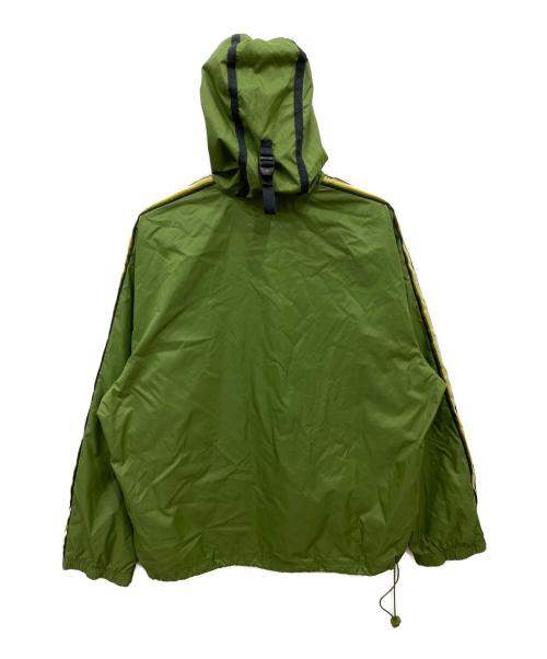 NIKE（ナイキ）NIKE (ナイキ) フード付きジップナイロンジャケット カーキ サイズ:Lの古着・服飾アイテム
