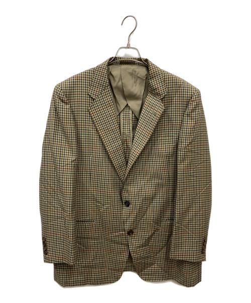 BURBERRY（バーバリー）BURBERRY (バーバリー) チェックテーラードジャケット ベージュ サイズ:不明の古着・服飾アイテム