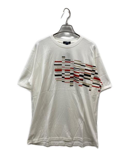 BURBERRY LONDON（バーバリーロンドン）BURBERRY LONDON (バーバリーロンドン) プリントTシャツ ホワイト サイズ:L 未使用品の古着・服飾アイテム