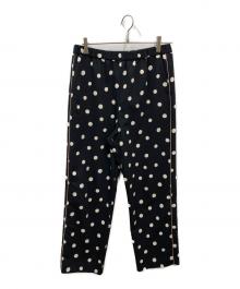 6(ROKU) BEAUTY&YOUTH（ロク ビューティーアンドユース）の古着「DOT PRINT PANTS」｜ブラック