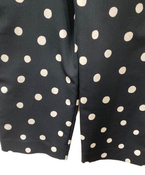 6(ROKU) BEAUTY&YOUTH（ロク ビューティーアンドユース）6(ROKU) BEAUTY&YOUTH (ロク ビューティーアンドユース) DOT PRINT PANTS ブラック サイズ:Sの古着・服飾アイテム