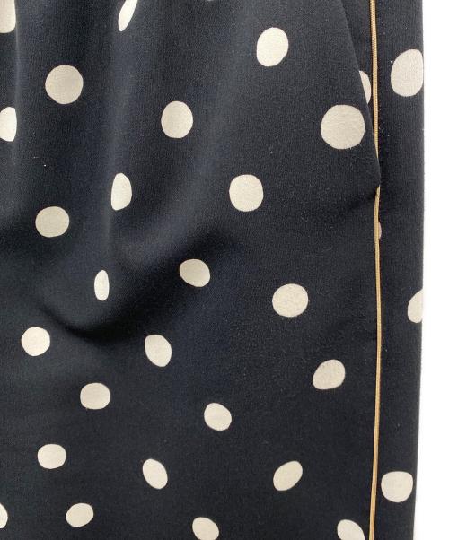6(ROKU) BEAUTY&YOUTH（ロク ビューティーアンドユース）6(ROKU) BEAUTY&YOUTH (ロク ビューティーアンドユース) DOT PRINT PANTS ブラック サイズ:Sの古着・服飾アイテム