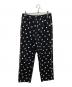 6(ROKU) BEAUTY&YOUTH（ロク ビューティーアンドユース）の古着「DOT PRINT PANTS」｜ブラック