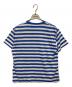 POLO RALPH LAUREN (ポロ・ラルフローレン) Polo ベア ストライプド コットン Tシャツ ホワイト×ブルー サイズ:L：8000円