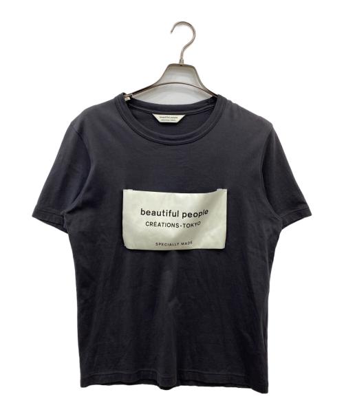 beautiful people（ビューティフルピープル）beautiful people (ビューティフルピープル) STUDIOUS (ステュディオス) デザインTシャツ グレー サイズ:180の古着・服飾アイテム