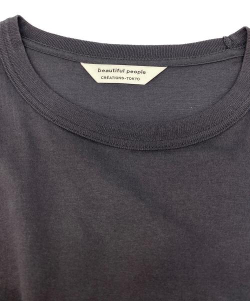 beautiful people（ビューティフルピープル）beautiful people (ビューティフルピープル) STUDIOUS (ステュディオス) デザインTシャツ グレー サイズ:180の古着・服飾アイテム
