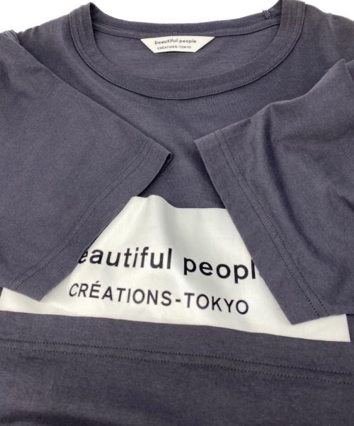 beautiful people（ビューティフルピープル）beautiful people (ビューティフルピープル) STUDIOUS (ステュディオス) デザインTシャツ グレー サイズ:180の古着・服飾アイテム