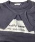 中古・古着 beautiful people (ビューティフルピープル) STUDIOUS (ステュディオス) デザインTシャツ グレー サイズ:180：5000円