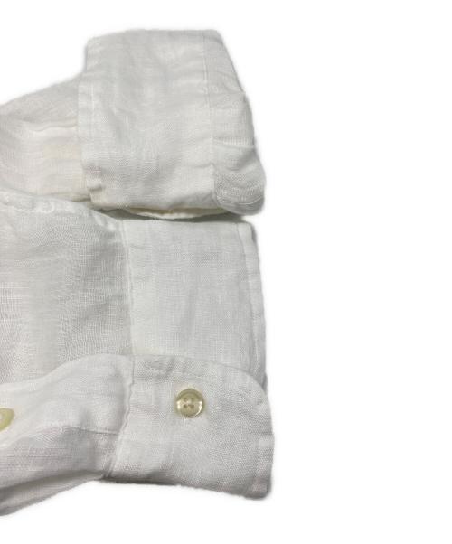 POLO RALPH LAUREN（ポロ・ラルフローレン）POLO RALPH LAUREN (ポロ・ラルフローレン) リネンシャツ ホワイト サイズ:Lの古着・服飾アイテム