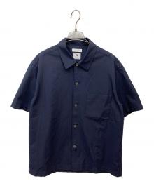 BEAUTY&YOUTH（ビューティーアンドユース）の古着「PACK フォルムシルエット シャツ」｜ネイビー