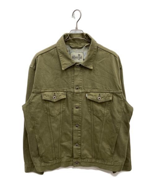 LEVI'S SILVERTAB（リーバイス）LEVI'S SILVERTAB (リーバイス) トラッカージャケット グリーン サイズ:Lの古着・服飾アイテム