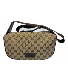 GUCCI（グッチ）の古着「GGキャンバスウエストバッグ」｜ベージュ