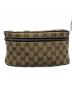 中古・古着 GUCCI (グッチ) GGキャンバスウエストバッグ ベージュ：70000円