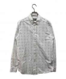 DIESEL（ディーゼル）の古着「総柄シャツ」｜ホワイト