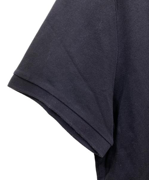 MONCLER（モンクレール）MONCLER (モンクレール) ロゴパッチポロシャツ ネイビー サイズ:XLの古着・服飾アイテム