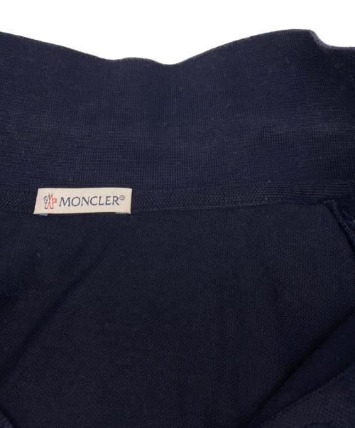 MONCLER（モンクレール）MONCLER (モンクレール) ロゴパッチポロシャツ ネイビー サイズ:XLの古着・服飾アイテム