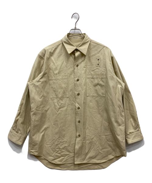 Y's for men（ワイズフォーメン）Y'S for men (ワイズフォーメン) コットンシャツ ベージュ サイズ:不明の古着・服飾アイテム