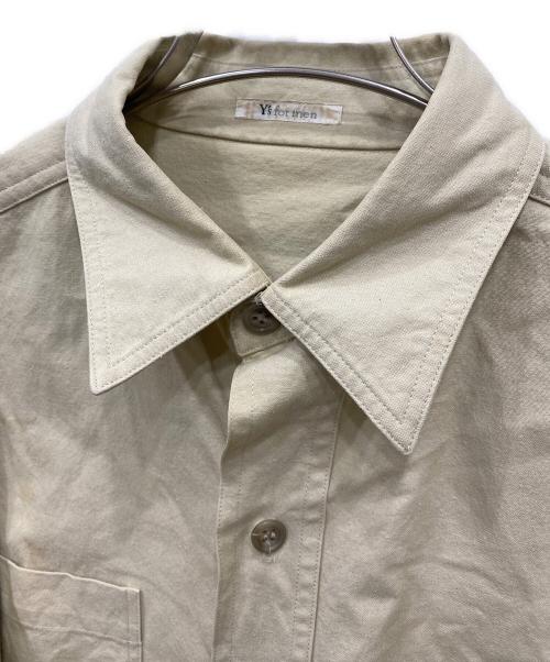 Y's for men（ワイズフォーメン）Y'S for men (ワイズフォーメン) コットンシャツ ベージュ サイズ:不明の古着・服飾アイテム