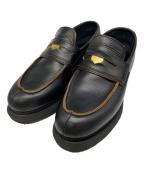 sacaiサカイ）の古着「COWHIDE DOUBLE LOAFER」｜ブラック