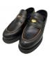 sacai（サカイ）の古着「COWHIDE DOUBLE LOAFER」｜ブラック
