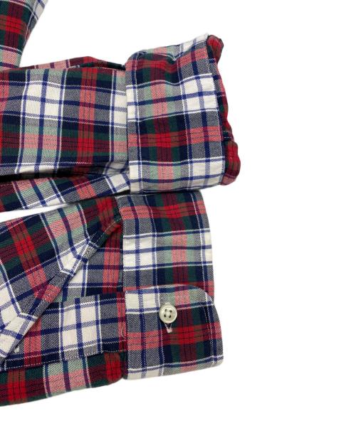 POLO RALPH LAUREN（ポロ・ラルフローレン）POLO RALPH LAUREN (ポロ・ラルフローレン) ポニー刺繍チェックシャツ レッド×グリーン サイズ:２XLの古着・服飾アイテム