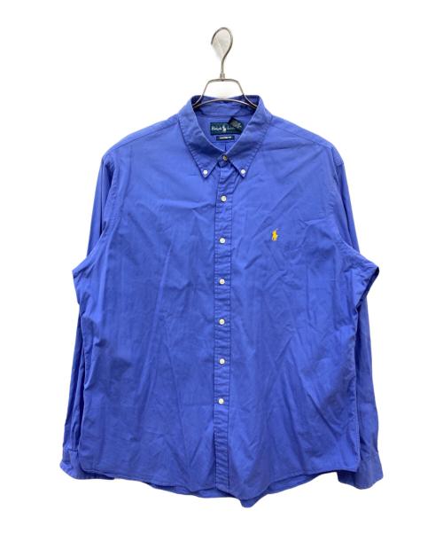 POLO RALPH LAUREN（ポロ・ラルフローレン）POLO RALPH LAUREN (ポロ・ラルフローレン) ポニー刺繍ボタンダウンシャツ ブルー サイズ:XXLの古着・服飾アイテム