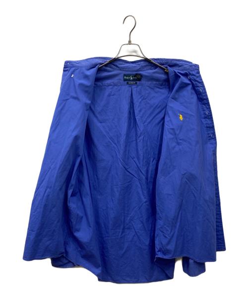 POLO RALPH LAUREN（ポロ・ラルフローレン）POLO RALPH LAUREN (ポロ・ラルフローレン) ポニー刺繍ボタンダウンシャツ ブルー サイズ:XXLの古着・服飾アイテム
