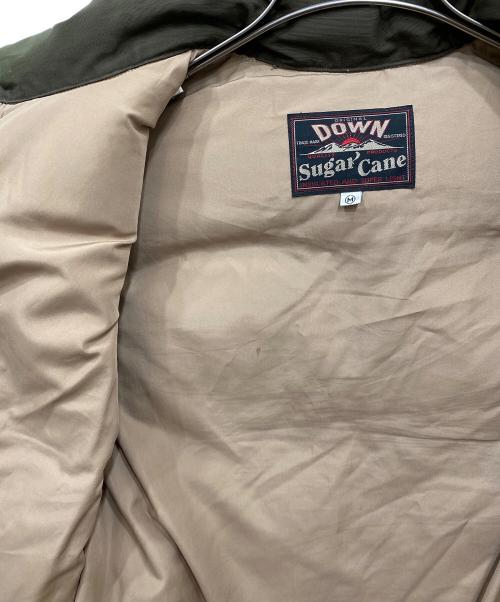 SUGAR CANE（シュガーケーン）SUGAR CANE (シュガーケーン) ダウンベスト カーキ サイズ:Mの古着・服飾アイテム