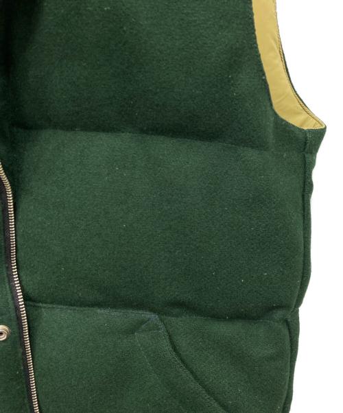 Crescent Down Works（クレセントダウンワークス）Crescent Down Works (クレセントダウンワークス) 中綿ベスト グリーン サイズ:Sの古着・服飾アイテム