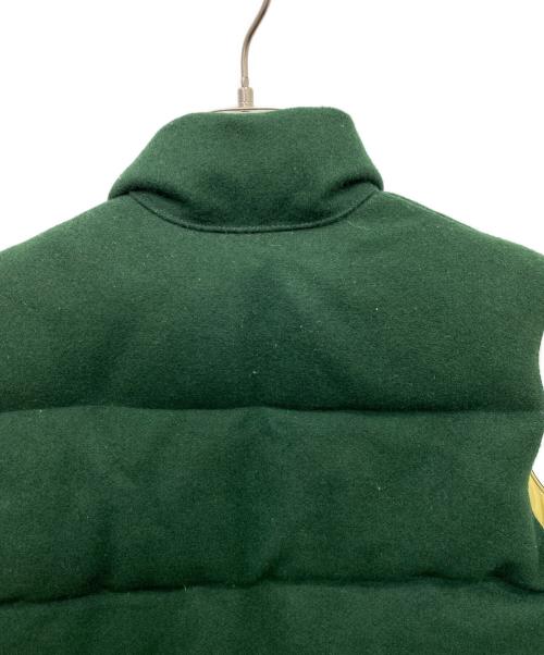 Crescent Down Works（クレセントダウンワークス）Crescent Down Works (クレセントダウンワークス) 中綿ベスト グリーン サイズ:Sの古着・服飾アイテム
