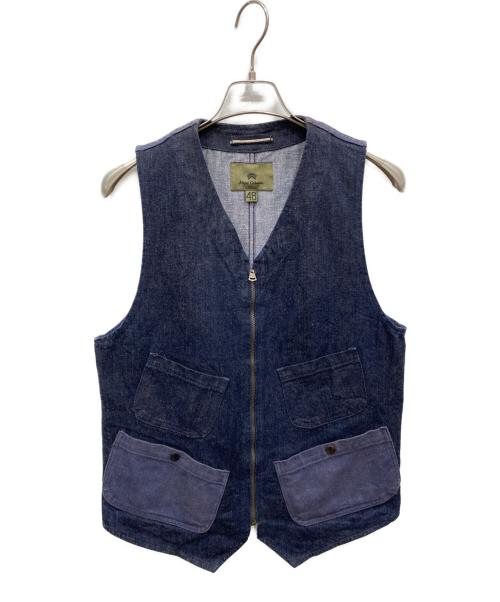 NIGEL CABOURN（ナイジェルケーボン）NIGEL CABOURN (ナイジェルケーボン) デニムベスト インディゴ サイズ:48の古着・服飾アイテム