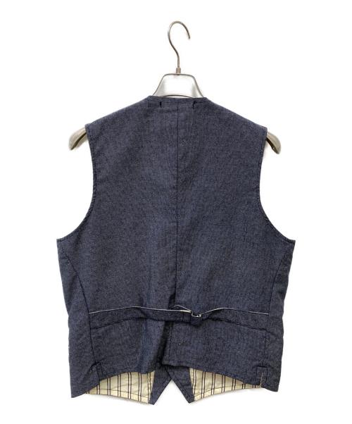 SUGAR CANE（シュガーケーン）SUGAR CANE (シュガーケーン) モールスキンベスト ネイビー サイズ:Mの古着・服飾アイテム