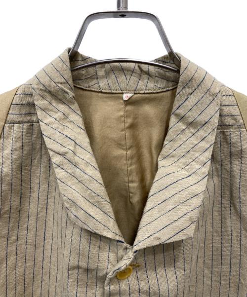 SUGAR CANE（シュガーケーン）SUGAR CANE (シュガーケーン) MISTER FREEDOM (ミスターフリーダム) STRIPE HACENDADO WAISTCOAT ベージュ サイズ:36の古着・服飾アイテム